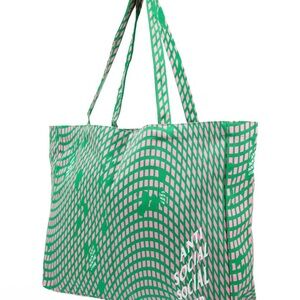 Anti Social Social Club Green and Pink Tote Bag